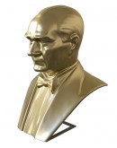 Atatürk Büstü 70 cm Arkası Açık