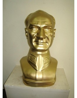 Atatürk Büstü 50 cm Arkası Kapalı