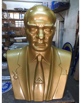 Atatürk Büstü Alüminyum 85 cm
