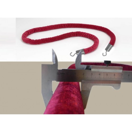 Kırmızı Bariyer Kordonu Krom Başlık 100 cm Kırmızı Bariyer Kordonu Krom Başlık 100 cm