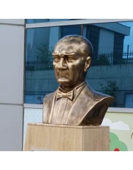 Atatürk Büstü 70 cm Kapalı Poliüretan Kırılmaz