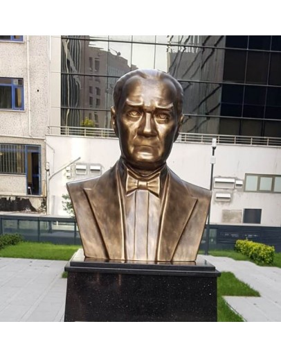 Atatürk Büstü 80 cm Kapalı Poliüretan Kırılmaz