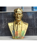 Atatürk Büstü Pirinç 100 cm