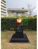 Atatürk Büstü Pirinç Mermer Siyah Granit Kaide